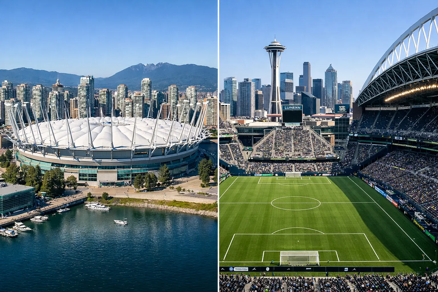 BC Place w Vancouver i Lumen Field w Seattle stadiony grupy F Mistrzostw Swiata 2026