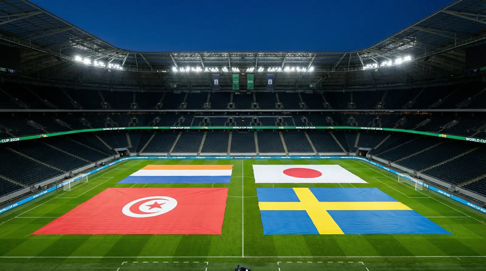 Grupa F Mistrzostw Swiata 2026 z Holandia, Japonia, Tunezja i Szwecja