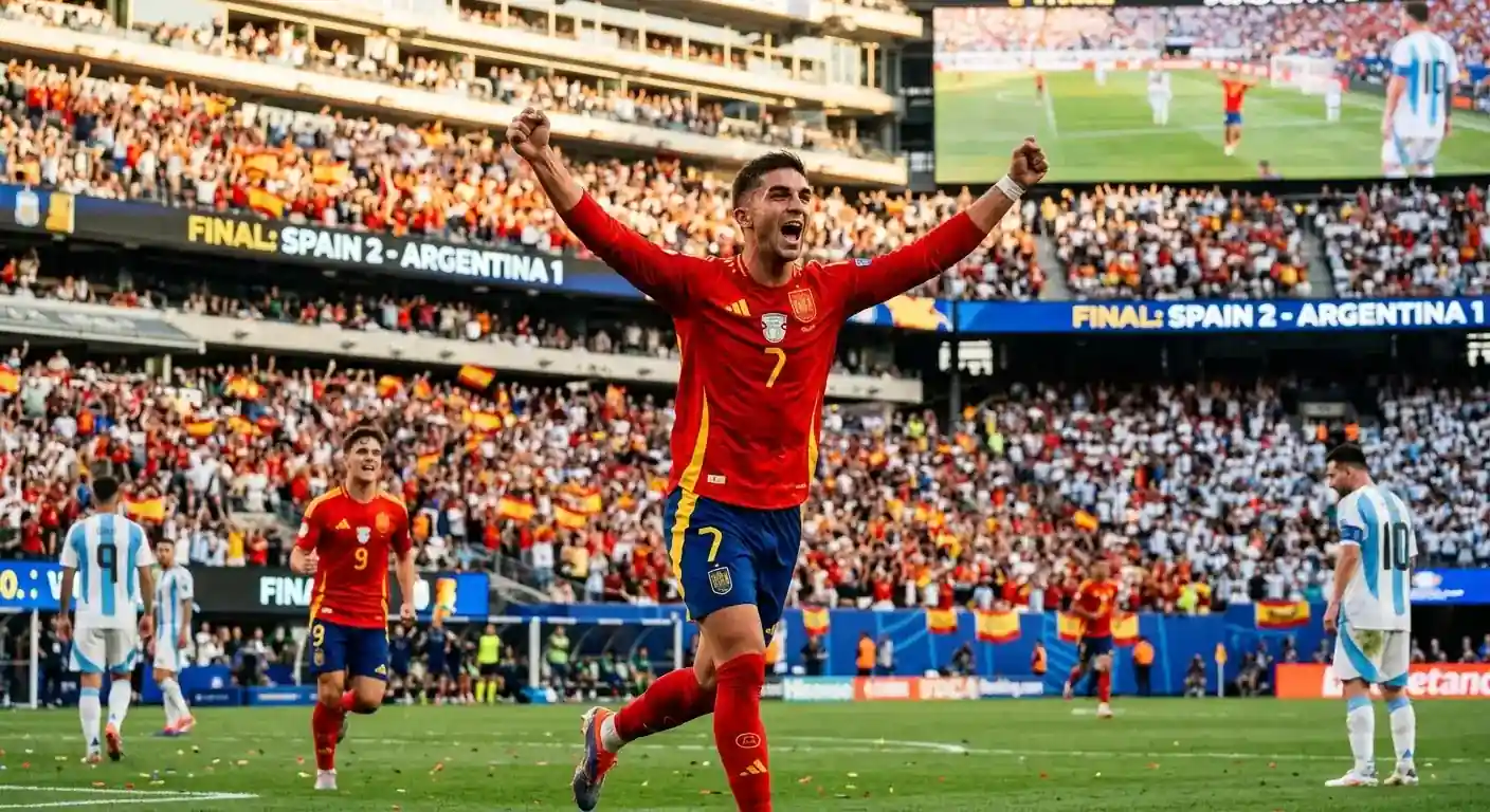 Ferran Torres strzela zwycięskiego gola w finale Mundialu 2026 przeciwko Argentynie